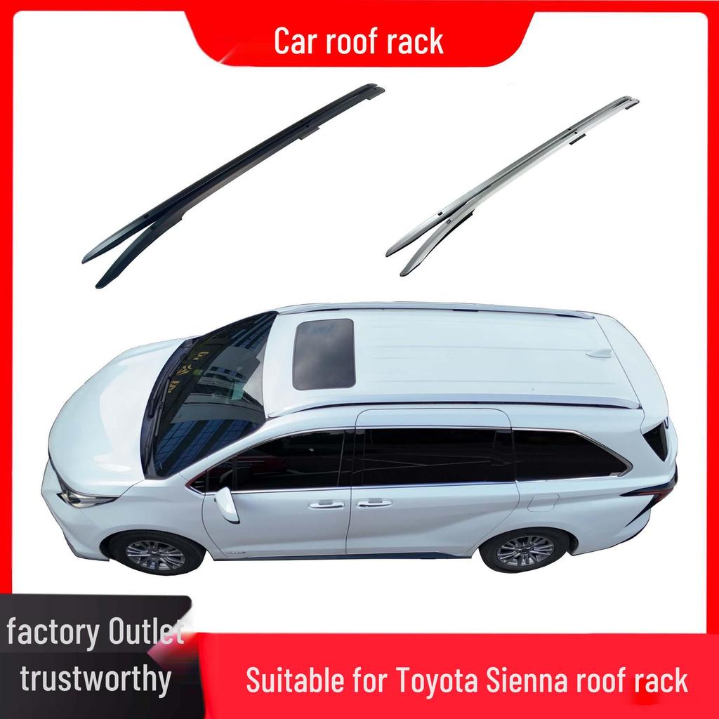 Parafusos para Rack de Teto para Toyota Sienna de Base Estendida Super Longa - Encaixe Dedicado, Disponíveis em Preto e Prata.
