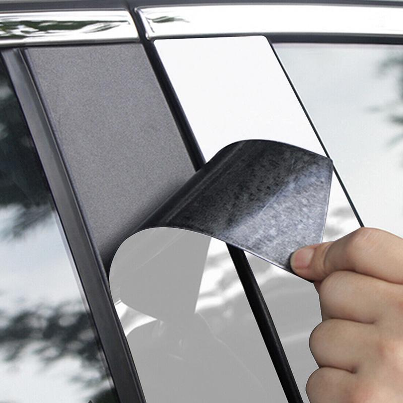 6pcs Car Window Door Column B C Pillar Post Cover Trim Fit For Hyundai Veracruz 2007-2015/Hyundai Ix55 2007-2015(Europe and Russia)