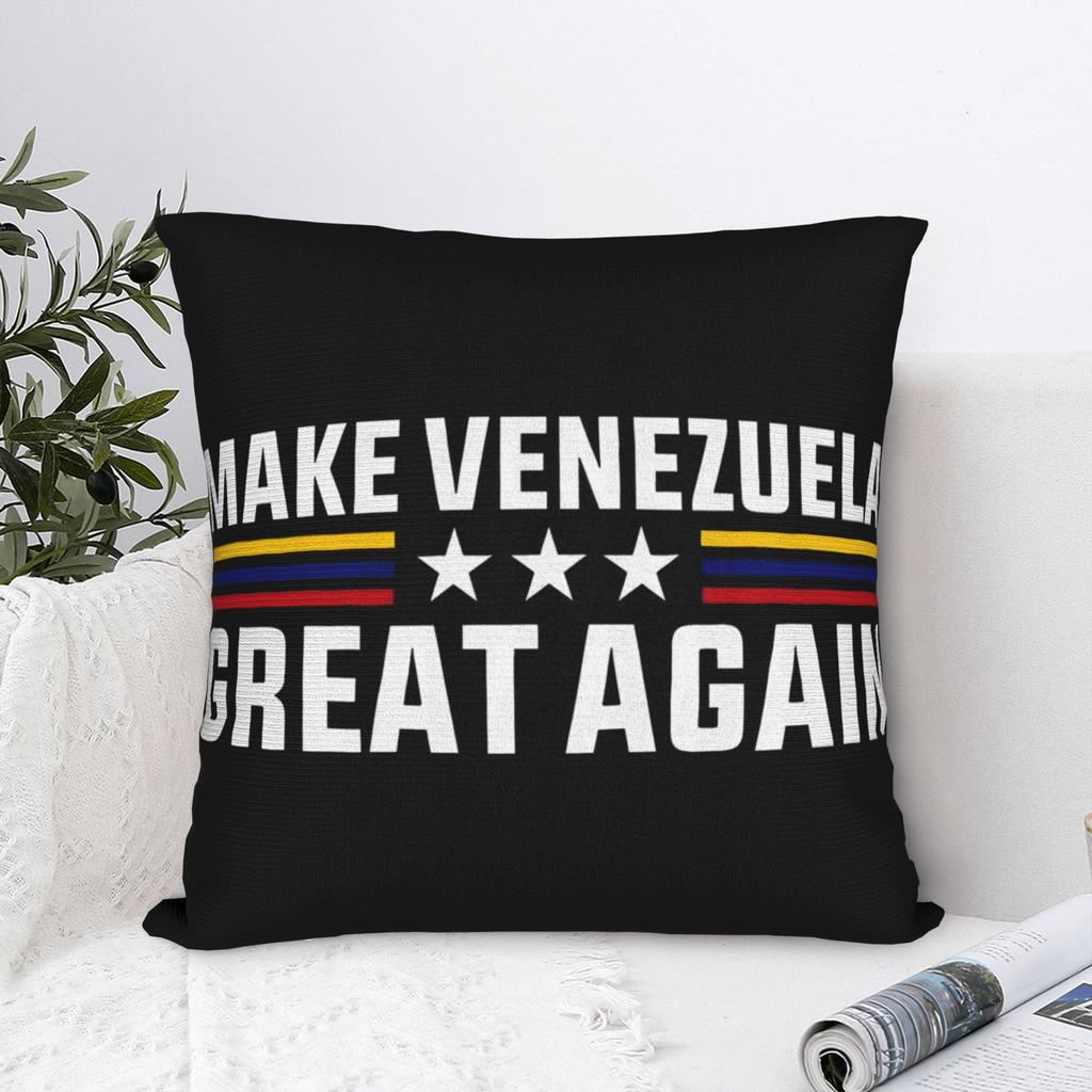 New Style Home Make-Venezuela-Great-Again Decorations Pillowcase Accessories Pillow Cover Square Multiple Sizes