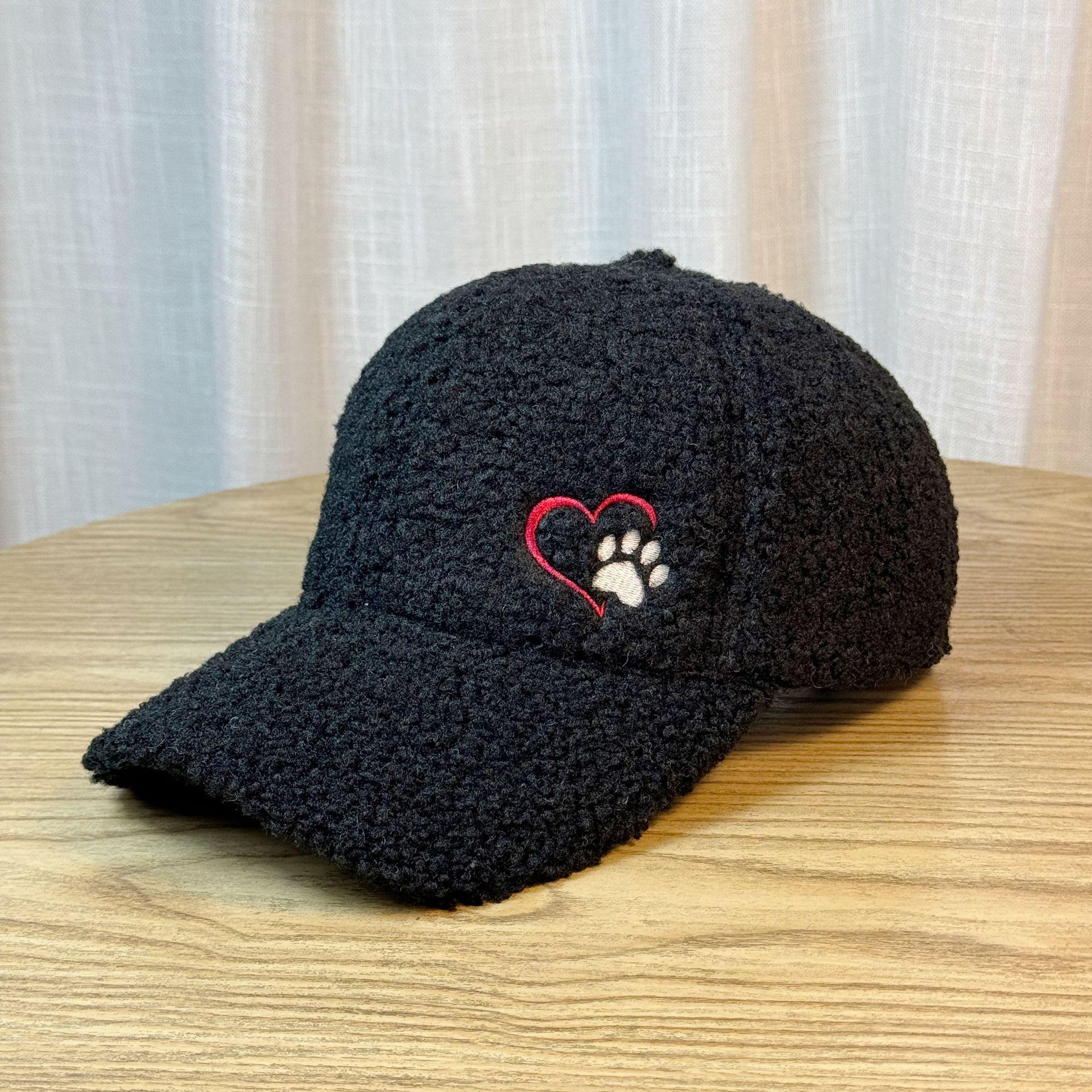 

Плюшевая бейсболка большого размера для женщин, осенне-зимняя, холодостойкая и теплая, корейская версия, универсальная, утолщенная, из овечьей шерсти, кепка с козырьком Adjustable