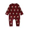 Family Casual Comfortable Long Sleeved Long Pants  3D Christmas Printed Parent-child Set