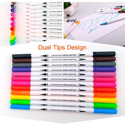 100 Colors Markers Set Double Tipped Colored Pens Fine Point Art Markers for Kids Adults Coloring