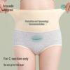 Post-Cesarean High-Waist Cotton Tummy Control Underwear