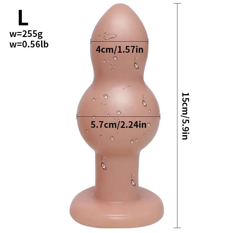3 Sizes Large Anal Plug Big Butt Plug Ball Adult Sex Toys For Women/Men Gay Masturbators Anal Toys Vaginal Anus Dilator Sex Shop