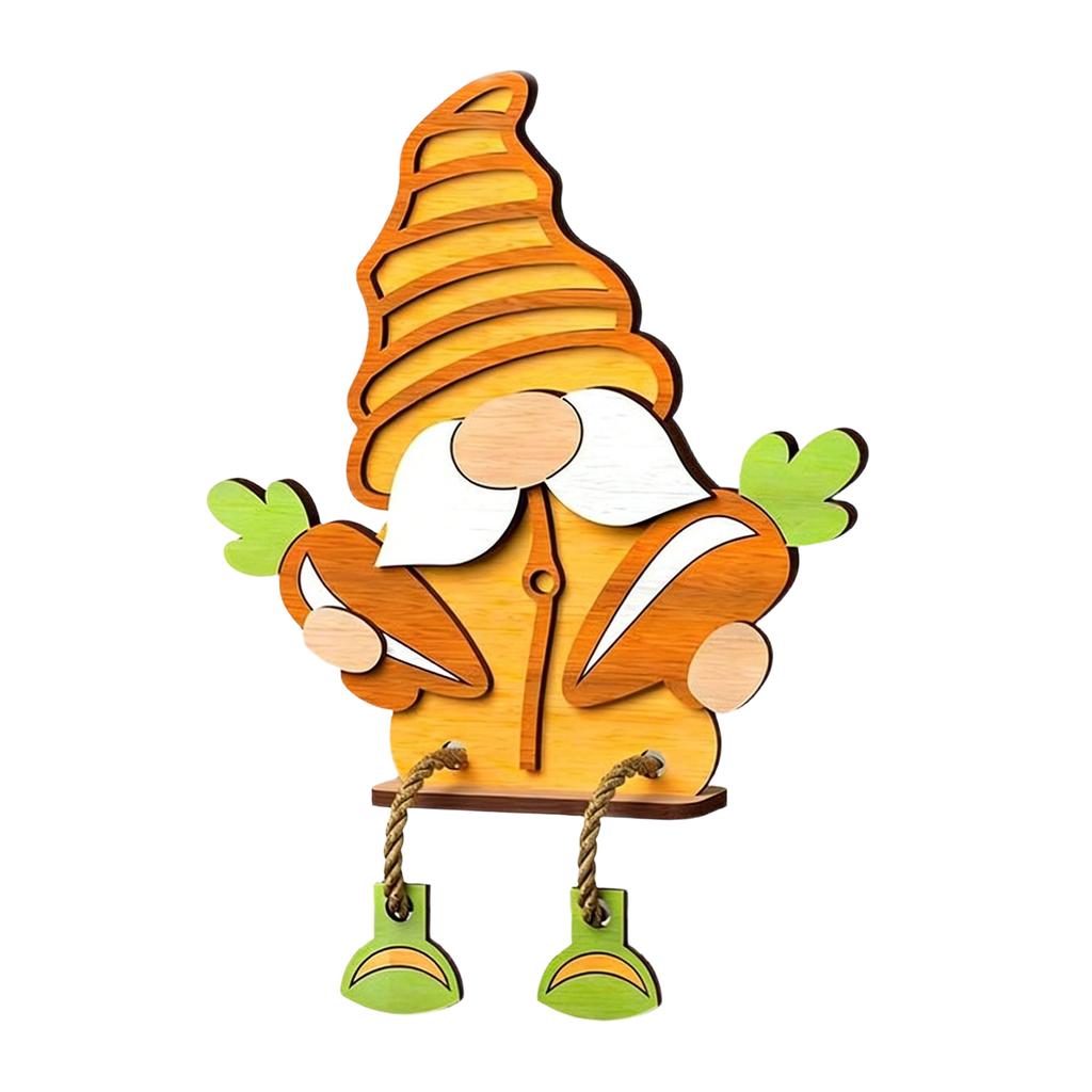 Easter Ornaments, Decorative Items, Cartoon Figurines, Wooden Desktop Decorations