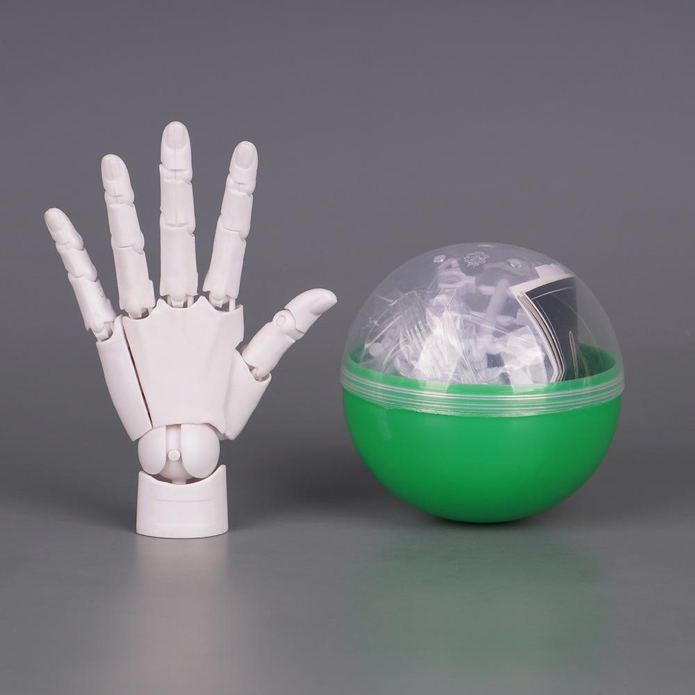 Mini 1/2 Scale Gashapon Palm Model: Super Movable Finger Joints - Left & Right Hands for Drawing & Sketching