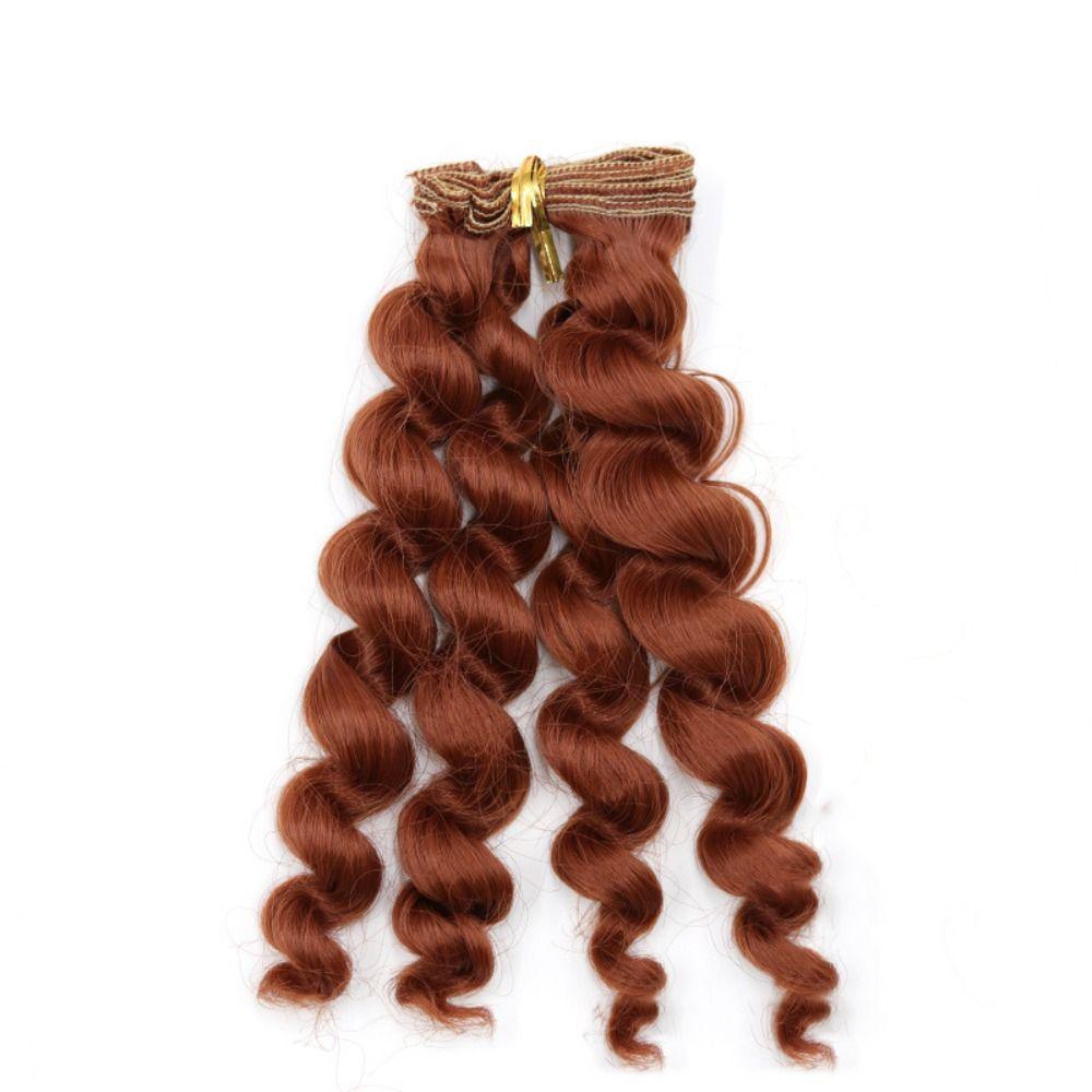 Curly Doll Hair Doll Hair Wig Doll Hair BJD Curly Doll Hair for 1/3 1/4 1/6 1/12 Curly doll