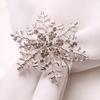 4PCS Metal Napkin Buckles Gold Silver Napkin Rings Wedding Event Decor Crafts Holder Handmade Home Party Supplies