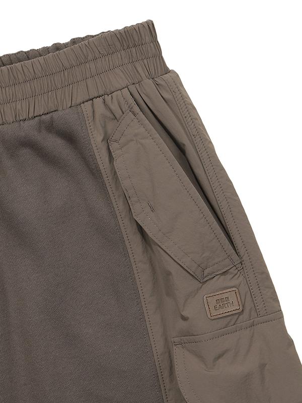 Bbc Earth W Woven Patch Buckle Cargo Skirt_Dark Grey