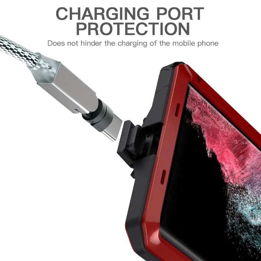 Luxus Robuste Tank Metallhülle für Samsung S26 S25 Edge S24 S23 S22 S21 Plus S20 Ultra Stoßfeste Rüstung Kratzfeste Abdeckung
