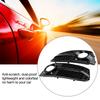 Glossy Black Front Bumper Fog Light Grilles, 2pcs with ABS Material, Lightweight and Colorfast for B8 2009 to 2012, Anti Scratch, Dust Proof