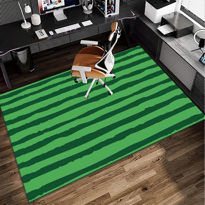 Watermelon Slice Pattern Office Rug Chair Mat, Entryway Carpet, Suitable for Front Door, Bedroom, Living Room, Desk, Holiday Gift