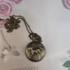 Hollow Out Horse Vintage Carved Quartz Pocket Watch Clock Fob With Chain Pendant Necklace Gifts Relief Watch With Numerals