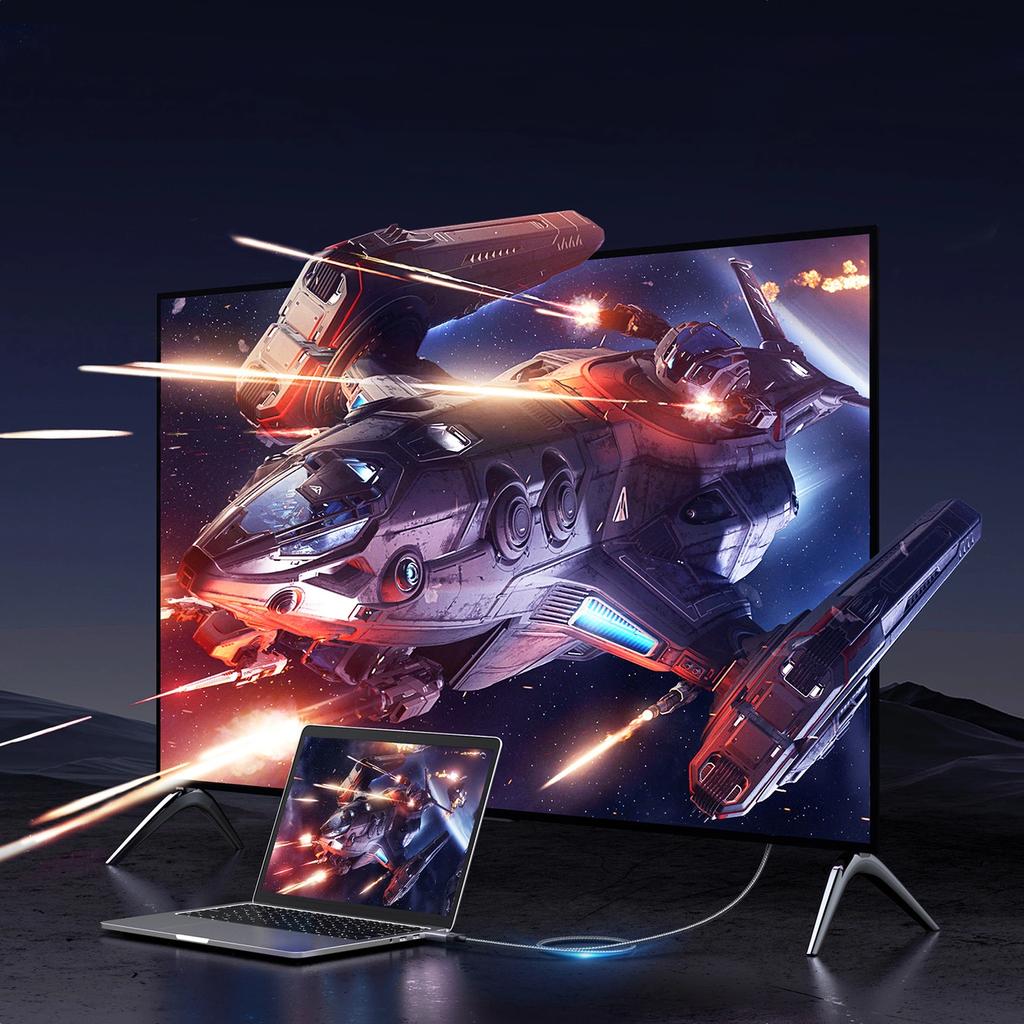 Ugreen Dp119 Displayport/Hdmi 4K 60Hz Cable 1M - Gray