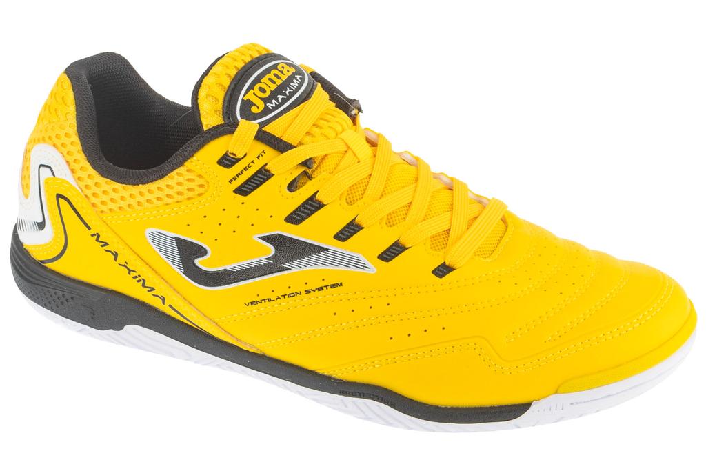 Joma Maxima 25 MAXW IN, Mens yellow Indoor football trainers