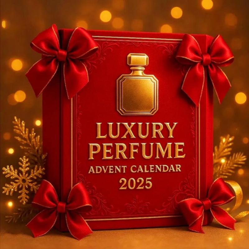 Calendar de Advent Parfum de Lux Calendar Numărătoare Inversă 24 de Zile Cutie Surpriză Pandantiv Acrilic 2D Cadouri de Crăciun Pom de Crăciun Decor pentru Casă