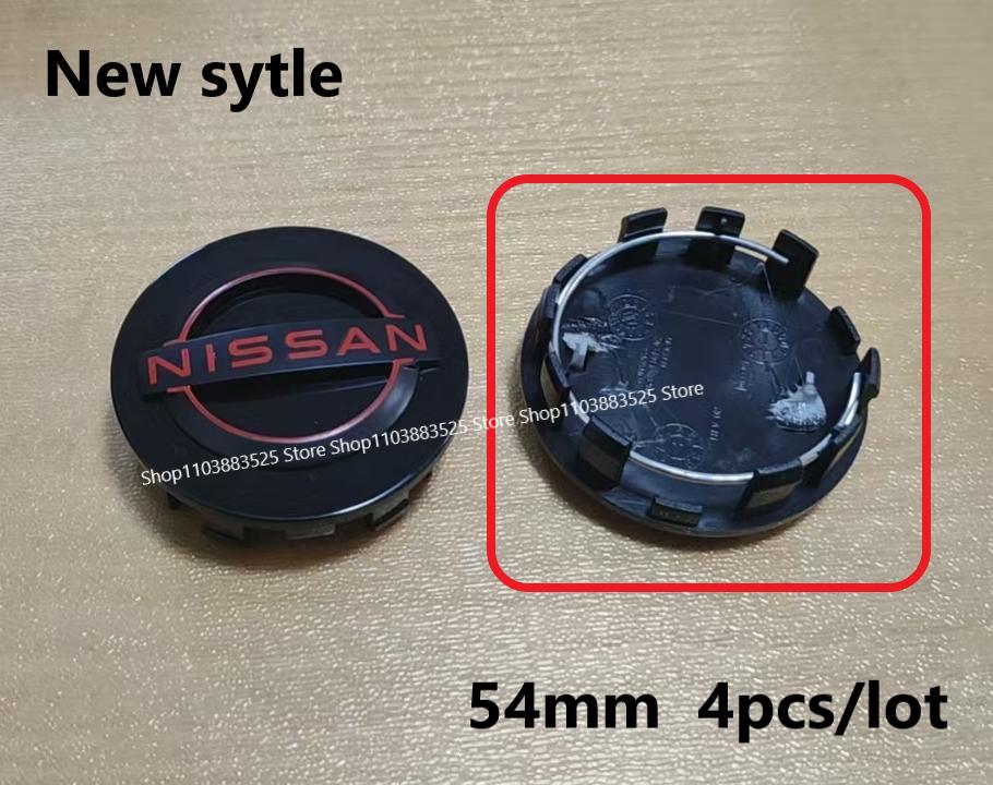54/63mm New Style 4pcs Wheel Center Hub Caps for Nissan Almera Nismo Sylphy Sentra Versa Altima Rogue Tiida GTR Xterra Qashqai