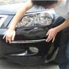Last Stock 4pcs Car SUV Edge Anti-collision Strip Bumper Protector Guard Bar Anti-Rubbing Scraping Bumper Crash Styling Moldings
