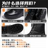Real Cowhide Warm High-top Combat Boots Men's Outdoor Hiking Shoes Non-slip and Wear-resistant Desert Boots Winter Tactical Boots