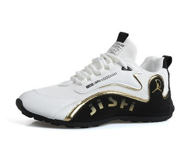 Zapatos deportivos casuales de cuero y malla para hombre: diseño simple y versátil para estudiantes.