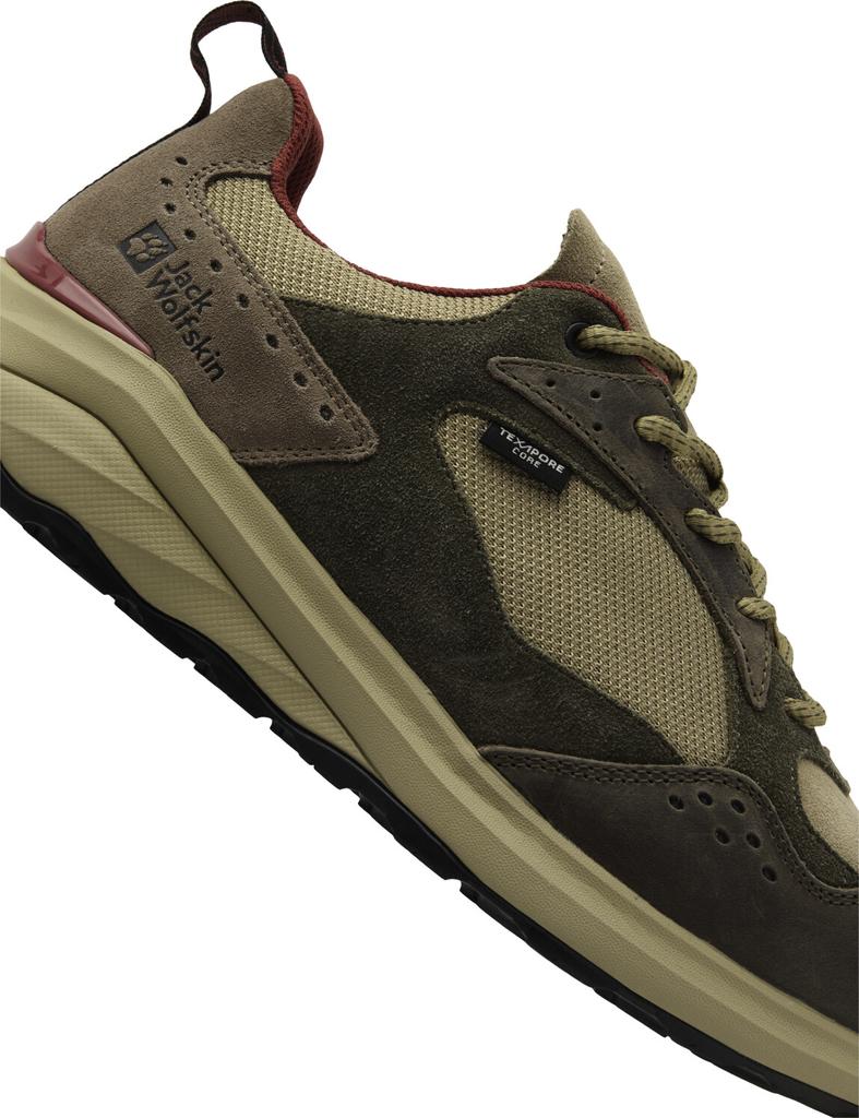 Обувь для треккинга Jack Wolfskin Outdoorschuh CAMP FEVER TEXAPORE LOW M wasserdicht braun anis
