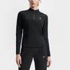 Fila Fitness Moisture Wicking Breathable Comfortable Solid Color Workout Top Women Tops Deep-Black A11W511210FBK