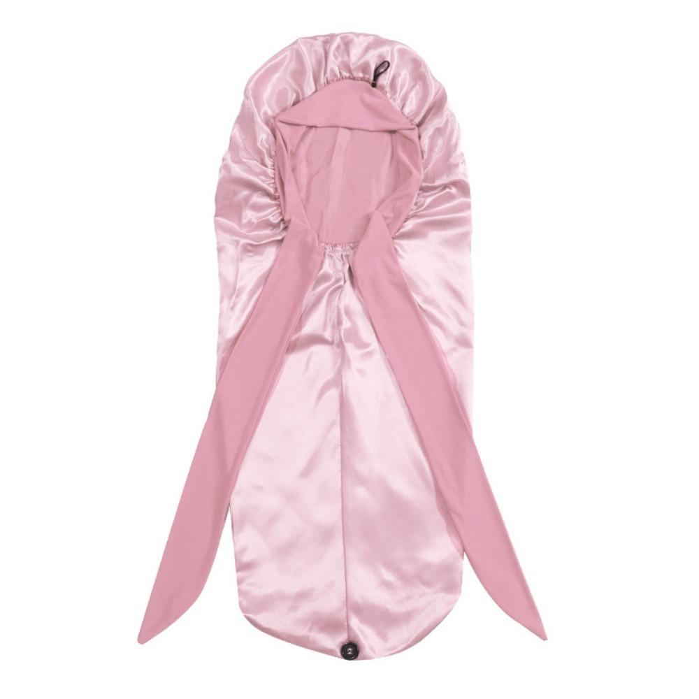 Curly Hair Satin Bonnet Satin Lined Braid Bonnet Extra Long Long Bonnet Women 9