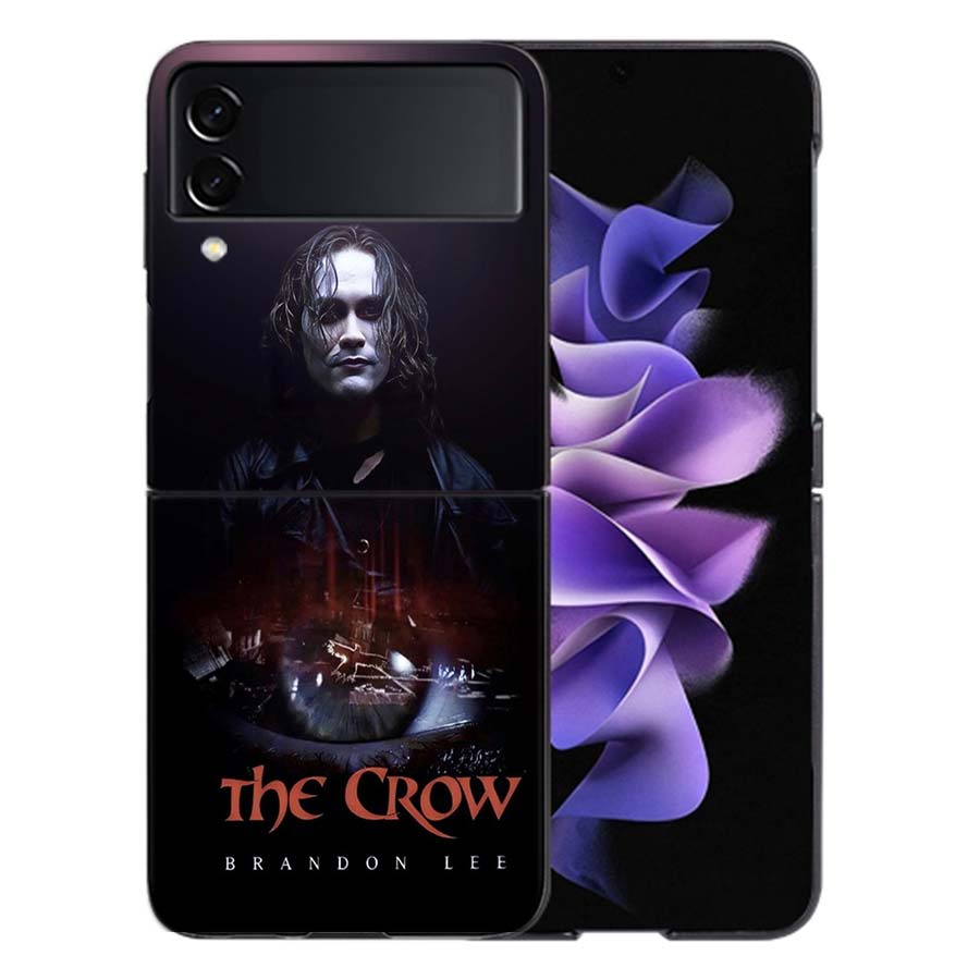 Movie THE C-CROW Phone Case For Samsung Z Flip 6 7 5G Galaxy Z Flip 5 4 3 5G Cases Shockproof Hard Cover TPU
