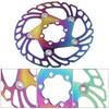 Bike Disc Brake Rotors 6 Nails Cycling Accessory for Mountain Bicycle Plating Color