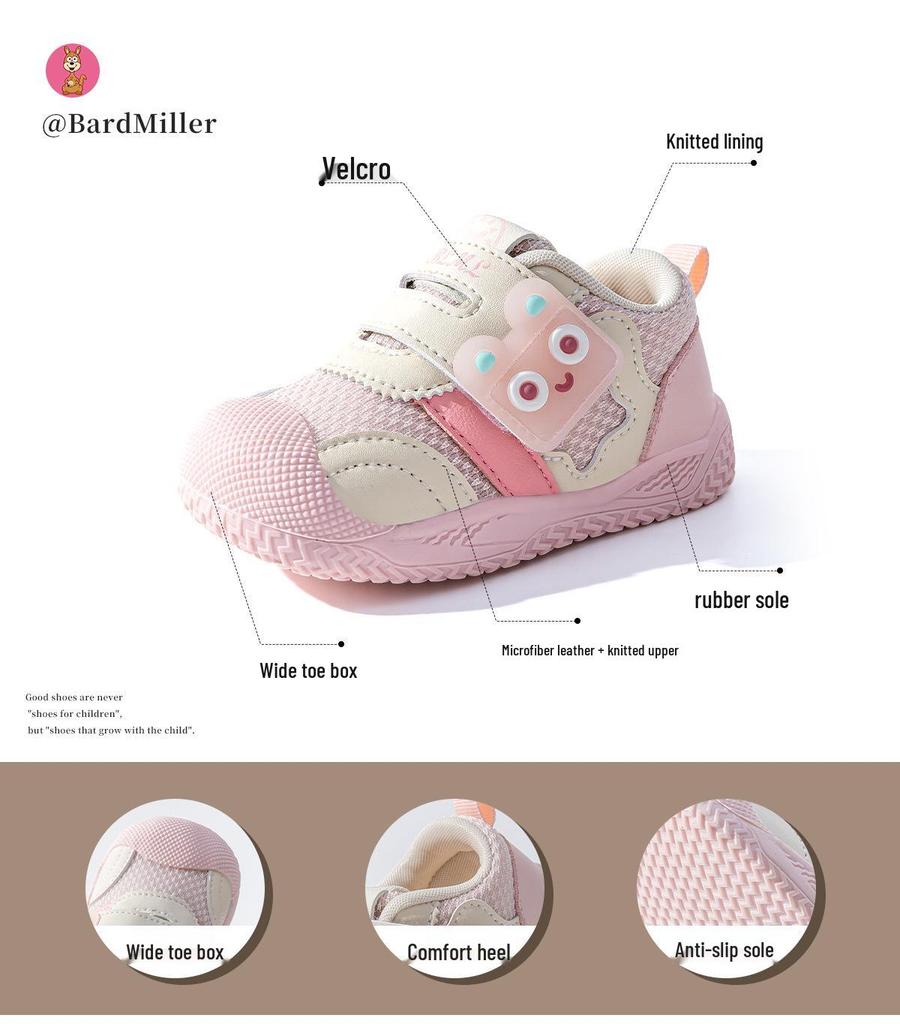 Bramille 2026 Spring Baby Walking Shoes for Boys & Girls - Infant/Toddler Soft Sole & Breathable