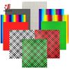 Rainbow Checks Adhesive Crafts Vinyl 10 Assorted Colors Make Graphics Sign DIY Gift Card Festival Home Decal Decoration For Cut
