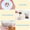 Cat Bowl Double Bowl Automatic Drinking and Feeding Dish for Water Bowl Cat Food Bowl Dog Bowl Set Feeding Device Pet Supplies
