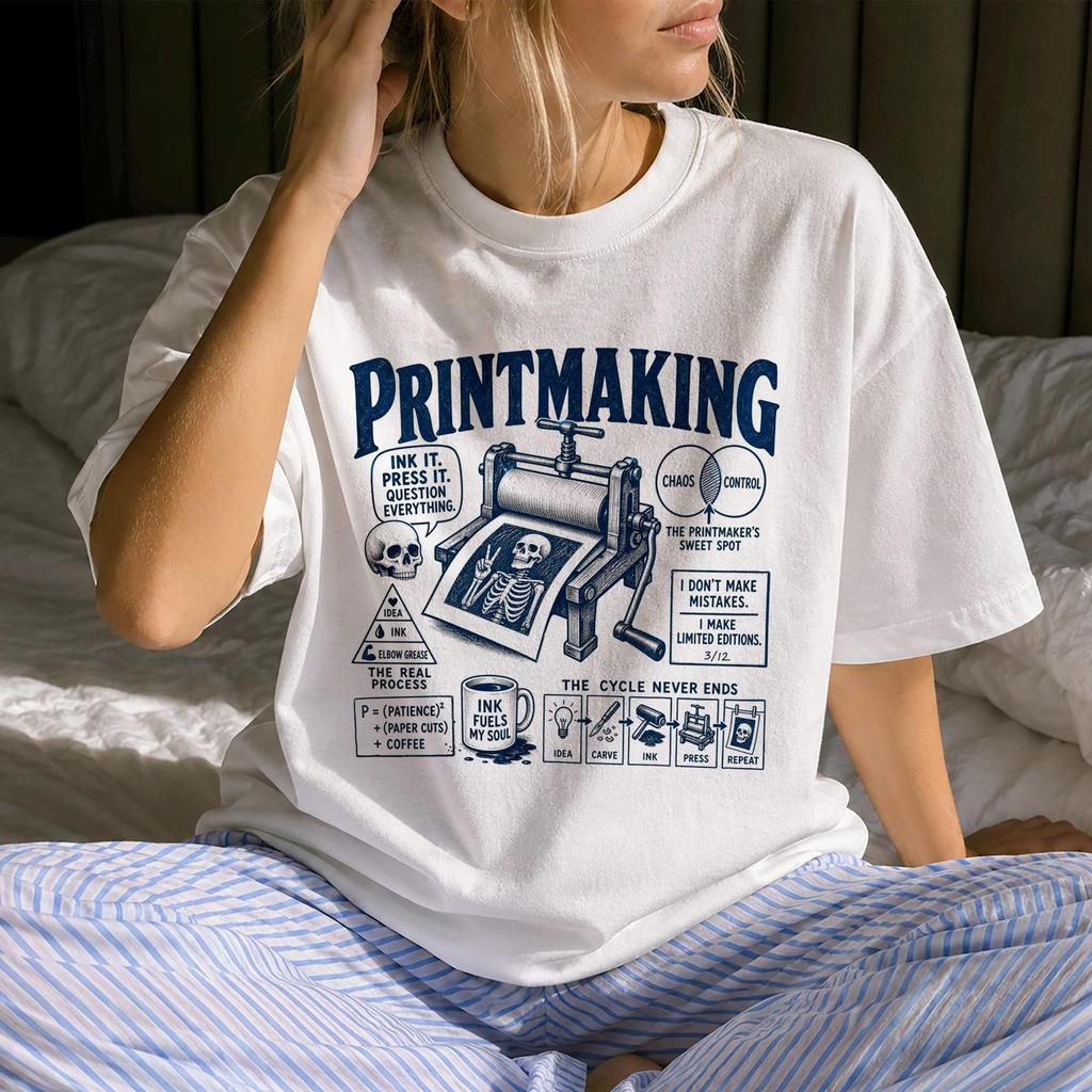 Funny Printmaking Shirt - Retro Printmaking Gift - Sarcastic Printmaking Clothing