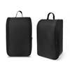 Breathable Sports Shoe Storage Case Water Resistant Zippered Canvas Footwear Organizer with Reinforced Handles