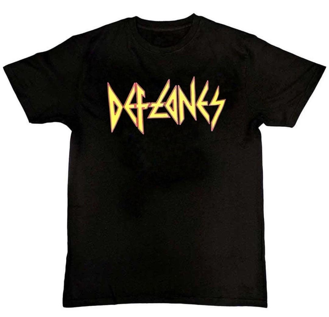 Deftones Punk Band Tour Graphic Print Mens T-Shirt S