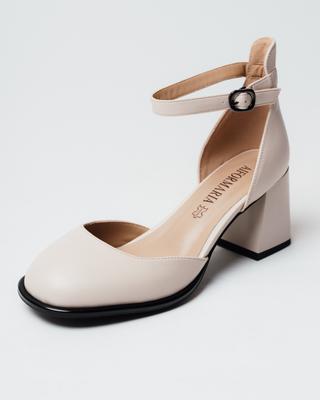 Aiformaria 10253 36 Beige Eco-leather Heeled Sandals