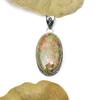 Unakite Gemstone Pendant : 925 Sterling Silver Handmade Jewelry Pendant