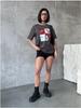 Women's Casual Summer Letter Print Short Sleeve Top - Lazy Style, Versatile Design