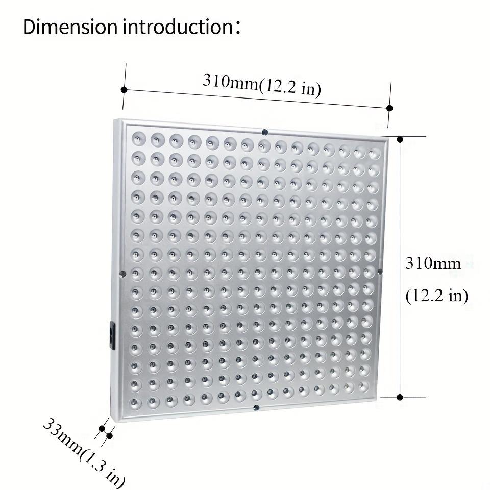 Red Light Panel LED Light For Skin Body Face Beauty Tool Combo Light Panel Lamp Infrared Light Therapy Lamp Device For Skin Care