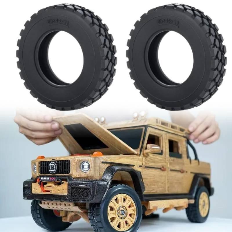 114 Scale Model Truck Tire Set For Tamiya Rc Construction Vehicles With Durable Plastic Design