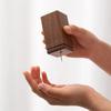 Light Luxury Walnut Wood Toothpick Box Creative Chinese Style Magnetic Suction Toothpick Tube Portable Storage Box Desktop Decor