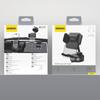 Car smartphone holder with suction cup for dashboard - black