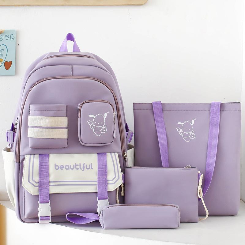 

Children s schoolbag Elementary school students Girls Junior high school students Two-piece backpack Middle school students College students