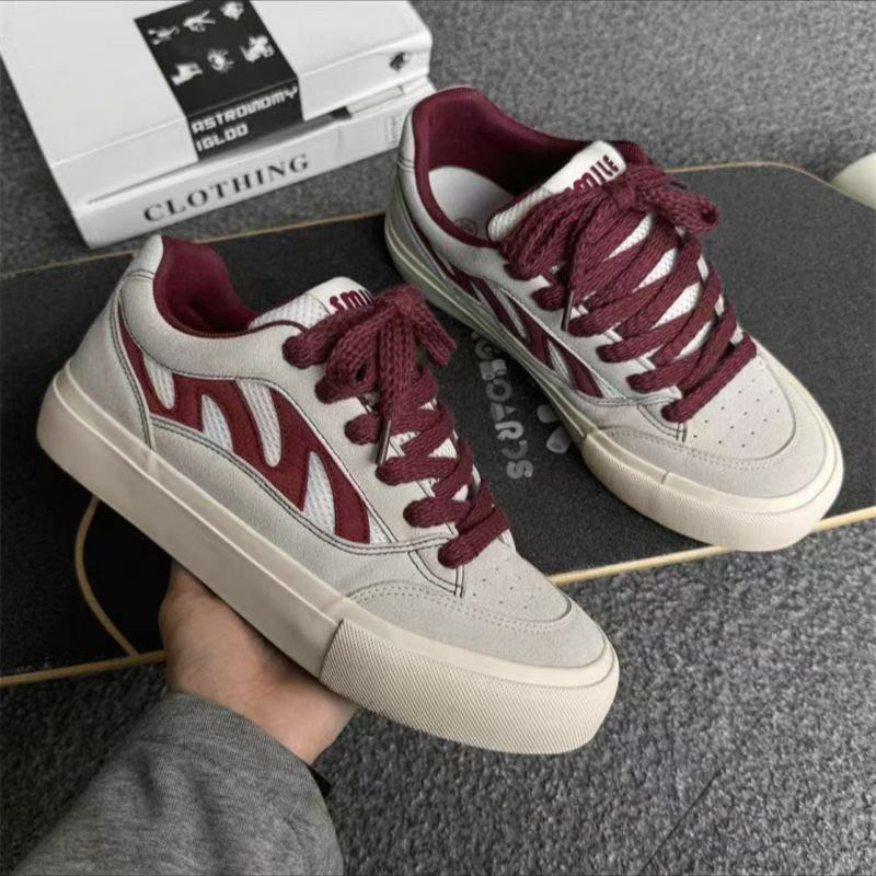 New spring breathable leisure sports soft baseplate shoes student white tide shoes