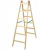 KADAX Wooden Painter's Ladder Step Ladder Double-Sided 150kg
