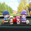 JINGRUIXIANG Car Dashboard Ornament Set