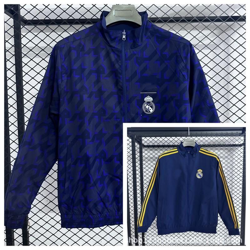 2526 Man City Argentina Germany Italy Miami '' Dortmund Embroidered Reversible Windbreaker