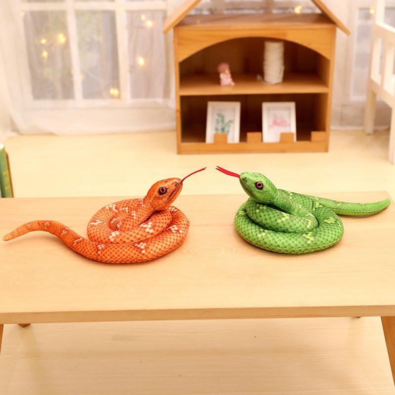 Toy Snake Plush Simulation Fill Dolls Room Decor Gift Toys Prank Prop Garnish