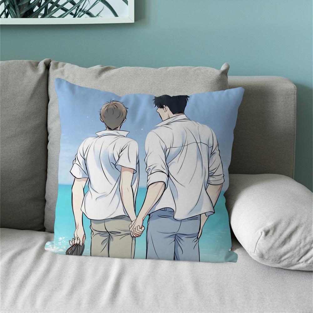 Anime BJ-A-Alex Pillow Case For Sofa Bedside Table Bedroom Backrest Living Office Cushion Printed Square Multiple