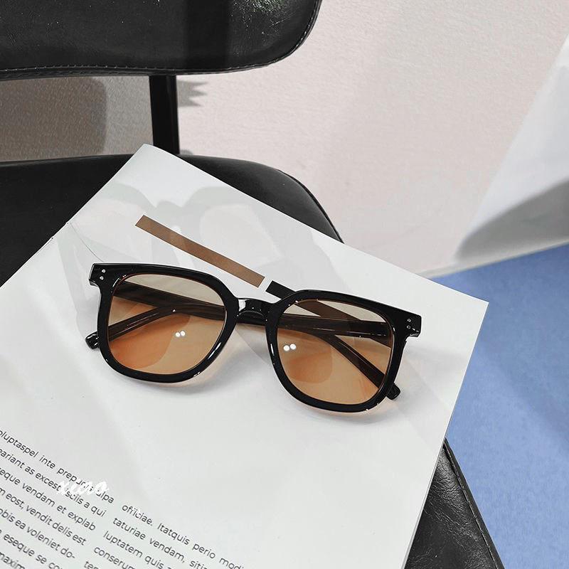 New Fashion Square Sunglasses Women Men Brand Designer Ocean Color Sun Glasses Unisex Green Gradient Eyewear